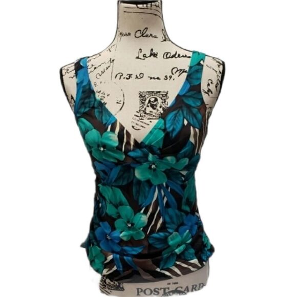 Slimshaper Swimsuit top floral Print - Picture 1 of 3
